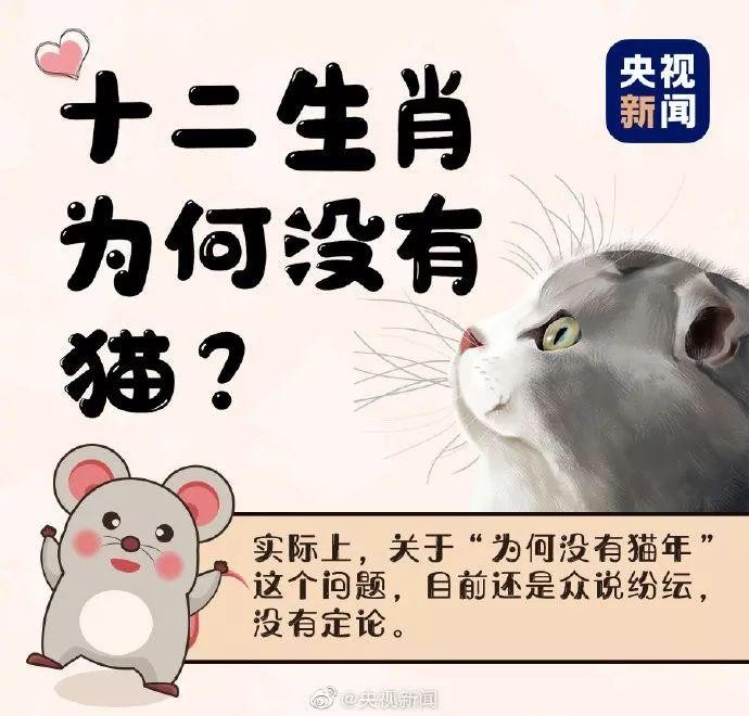 “十二生肖为什么没有猫？”央视新闻如此解释道